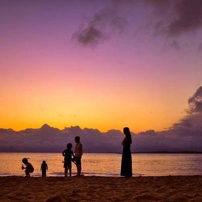 夜景模特