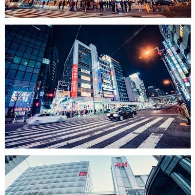 夜景模特