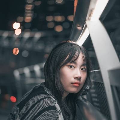 夜景模特