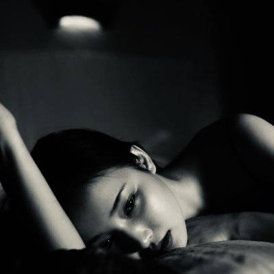 黑白模特