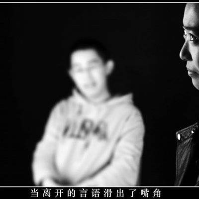 黑白模特