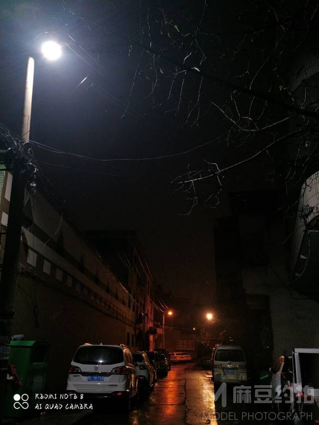 夜景模特