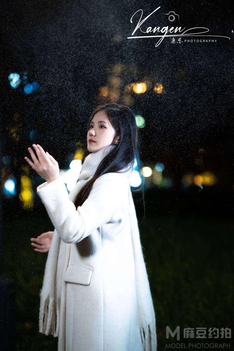 夜景模特