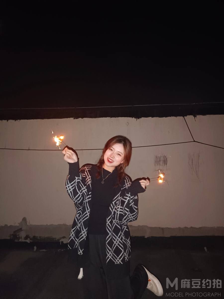 夜景模特