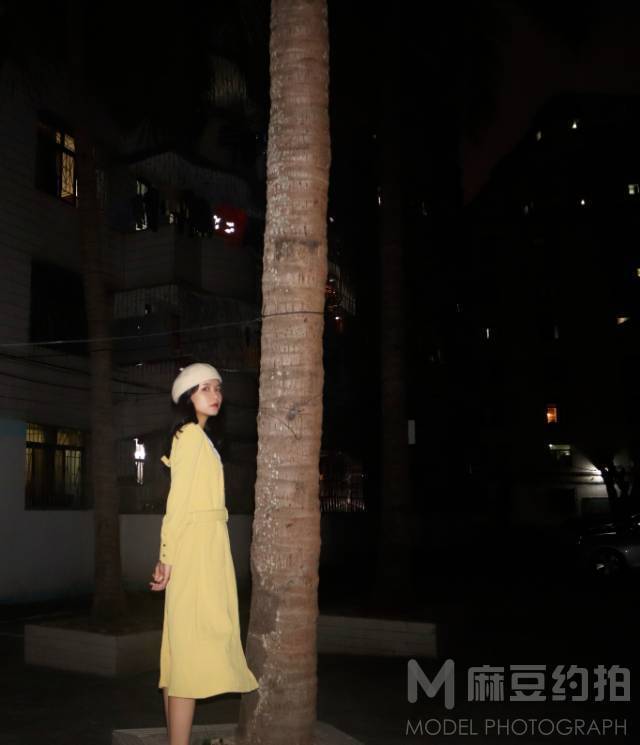 夜景模特