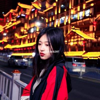 夜景模特
