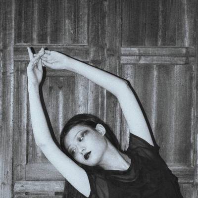 黑白模特