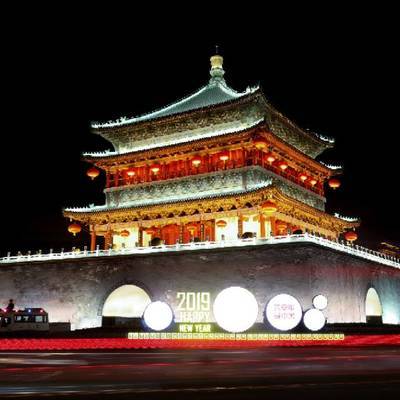 夜景模特