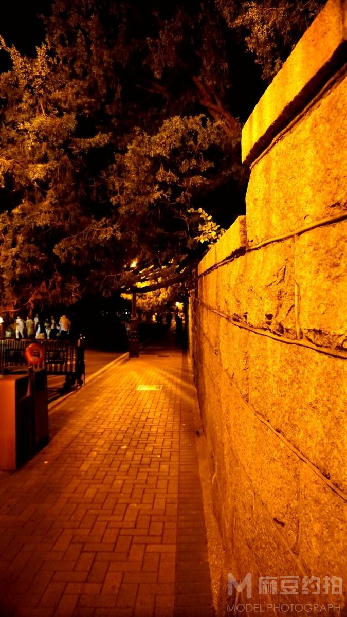 夜景模特