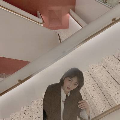 黑白模特