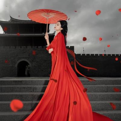 汉服模特