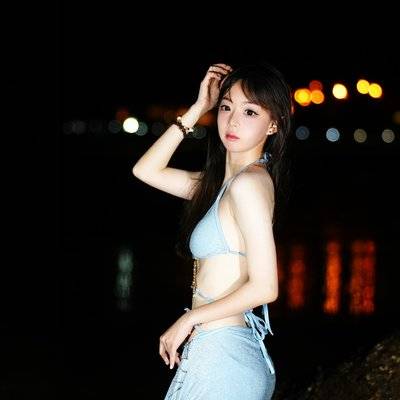 夜景模特