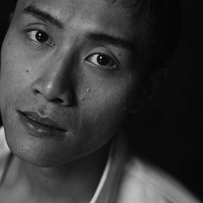 黑白模特