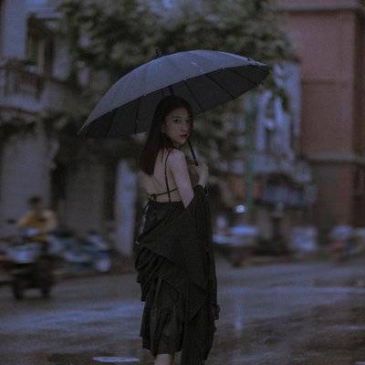 夜景模特