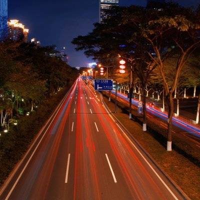 夜景模特