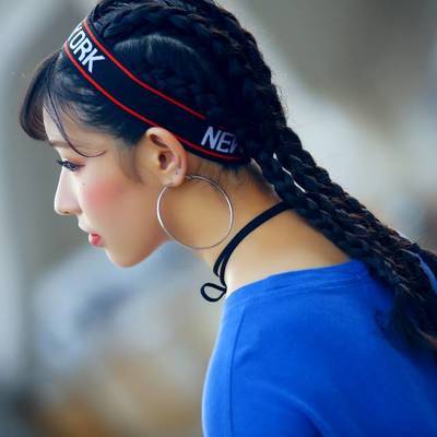 黑白模特