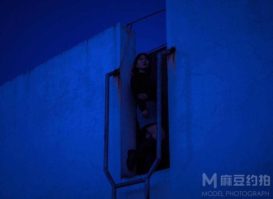 夜景模特