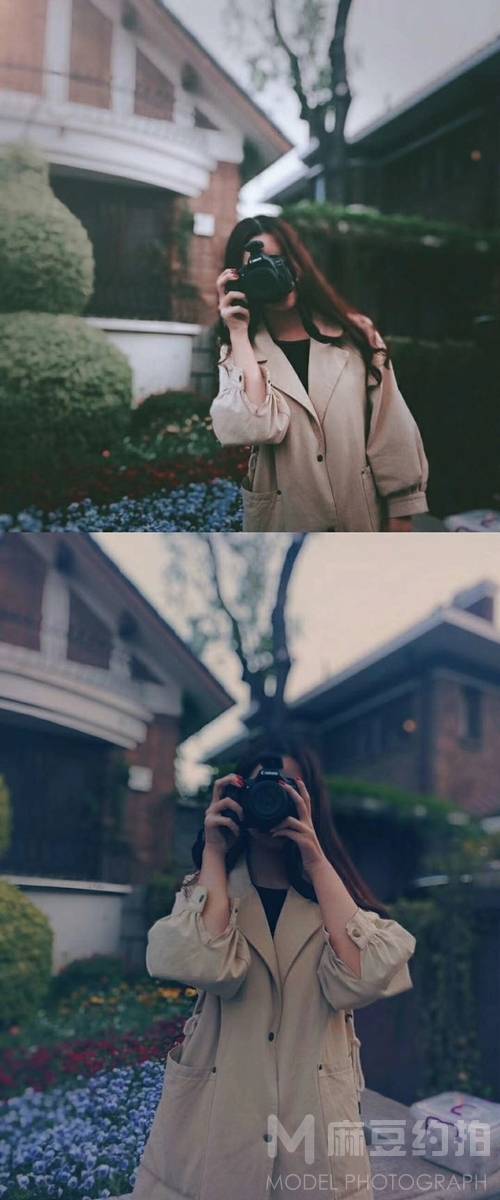 黑白模特