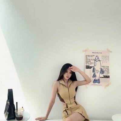 黑白模特