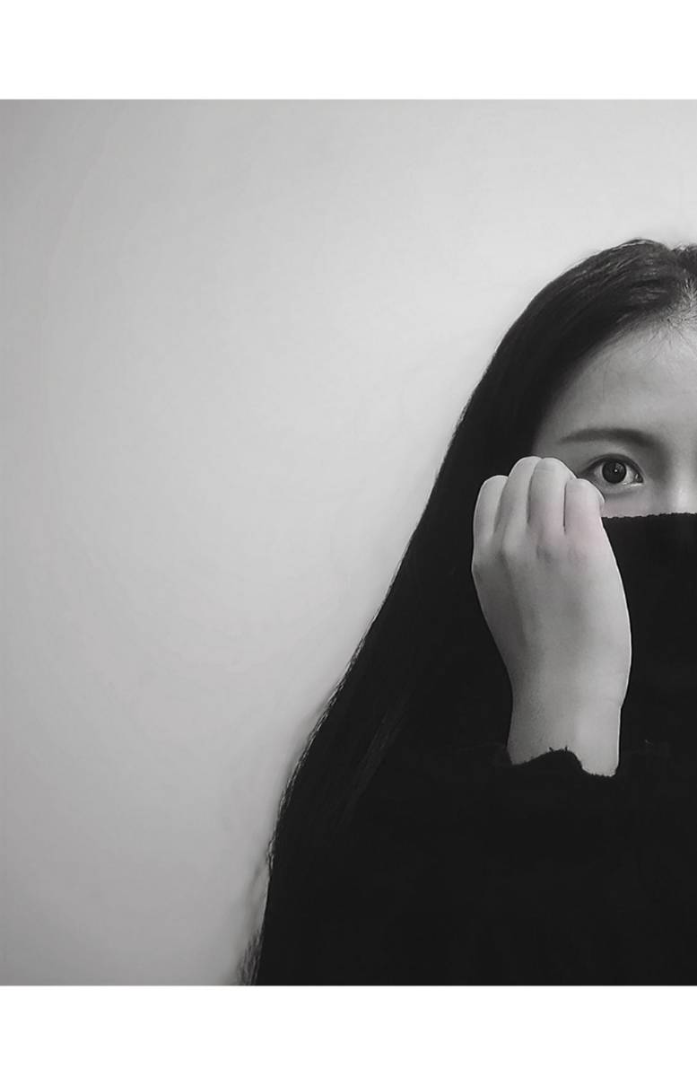 黑白模特