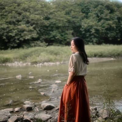 森系模特
