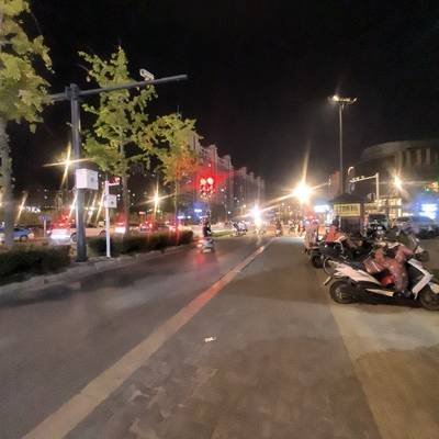 夜景模特