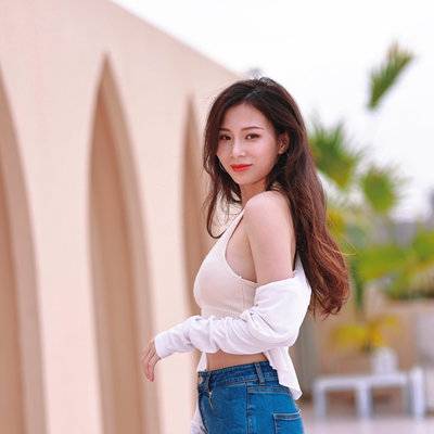 黑白模特