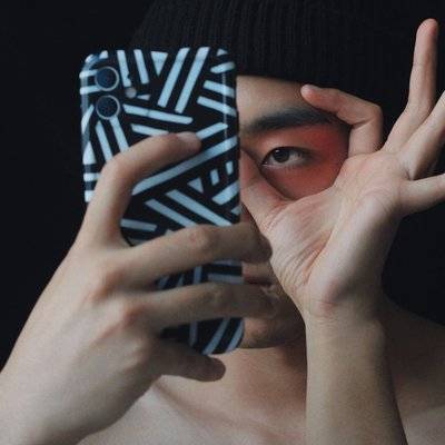 黑白模特