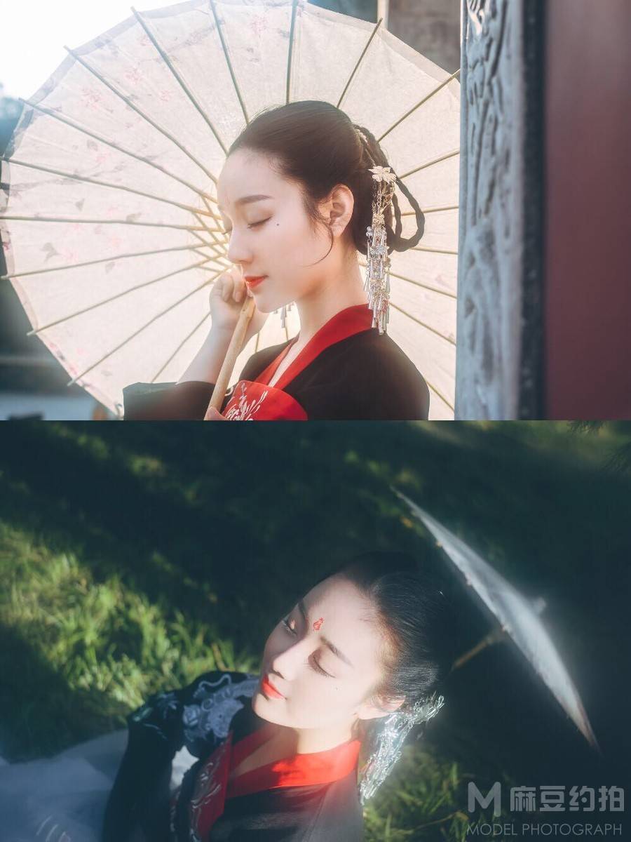 夜景模特