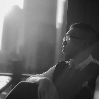 黑白模特