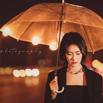 夜景模特