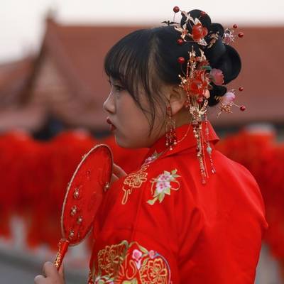 妆容模特
