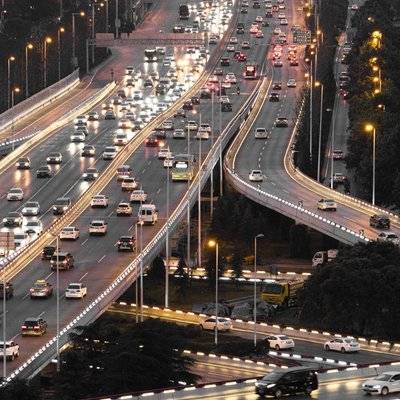 夜景模特