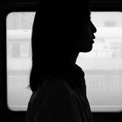 黑白模特