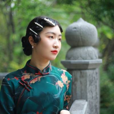 黑白模特