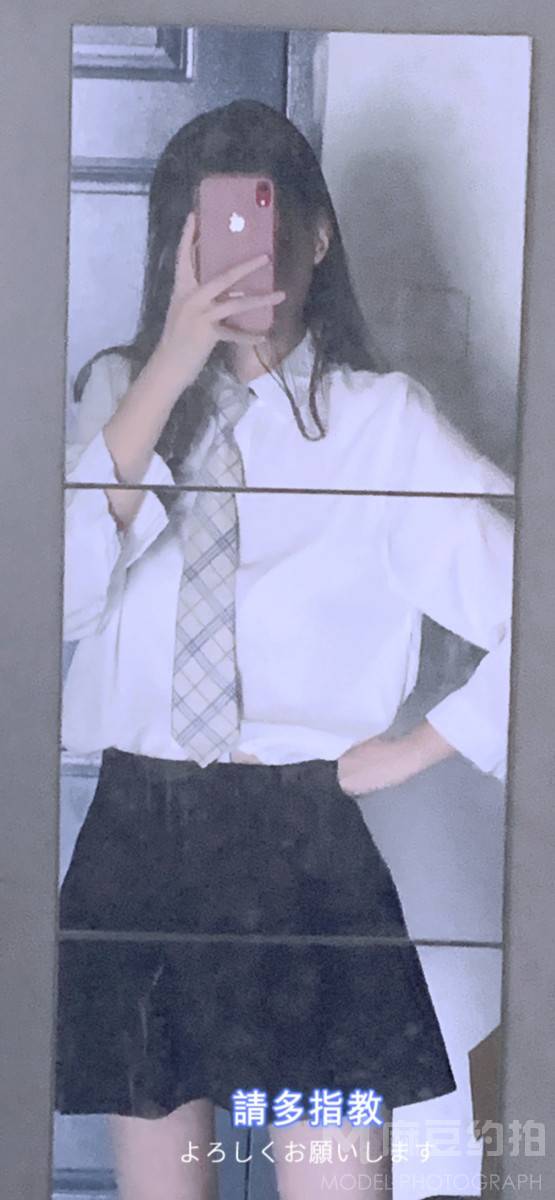 黑白模特