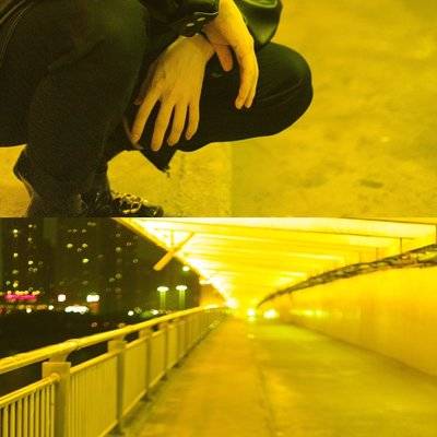 夜景模特