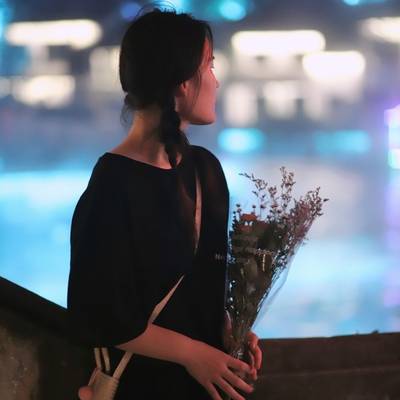 夜景模特