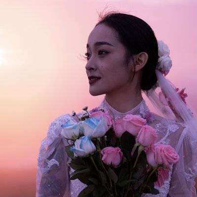 黑白模特