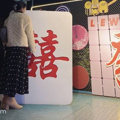 夜景模特