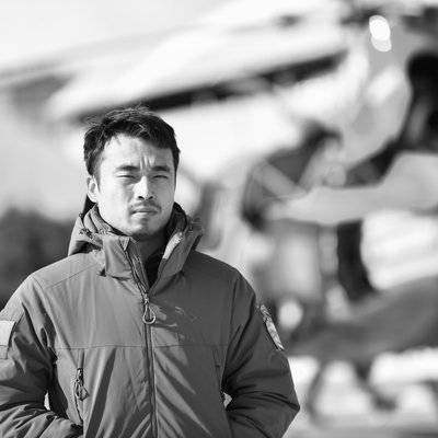 黑白模特