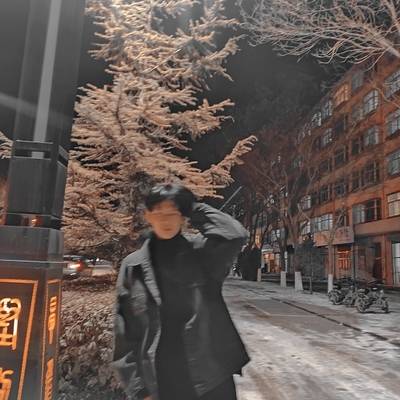 黑白模特