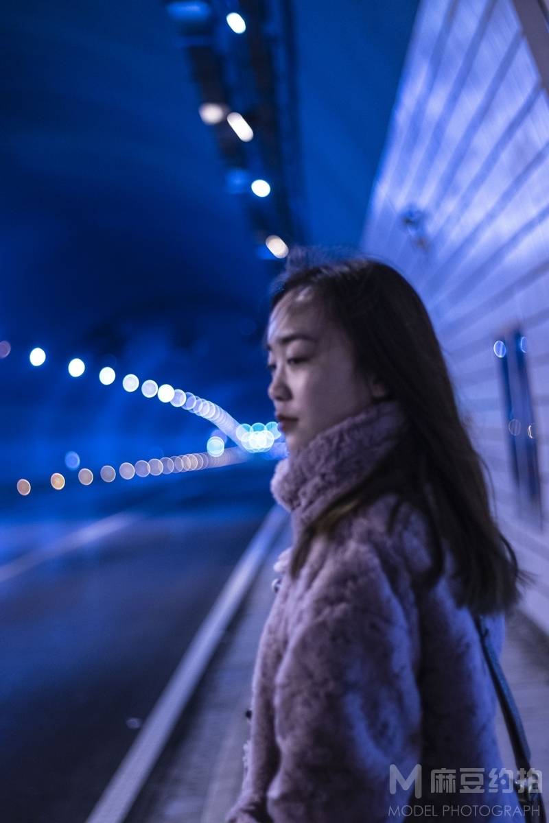 黑白模特