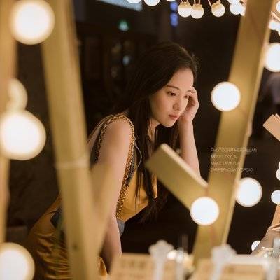 夜景模特