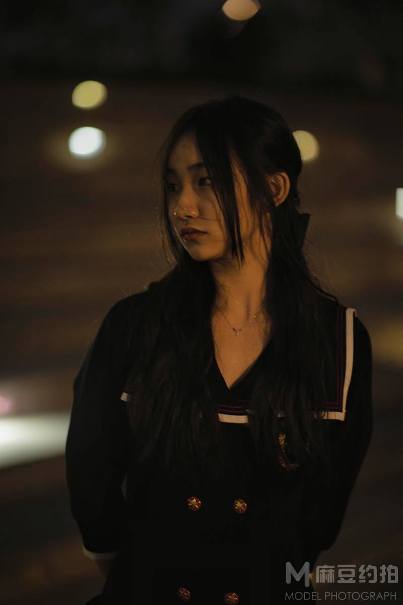 夜景模特