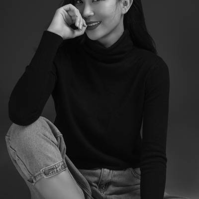 黑白模特