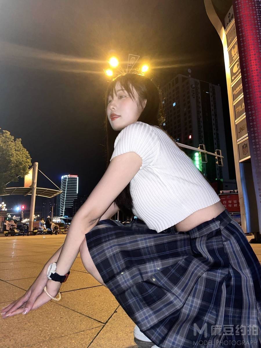 夜景模特