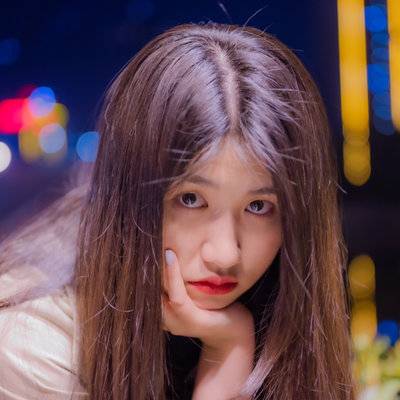夜景模特