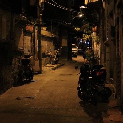 夜景模特
