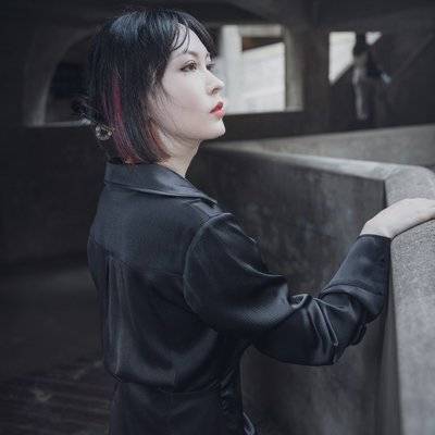 黑白模特